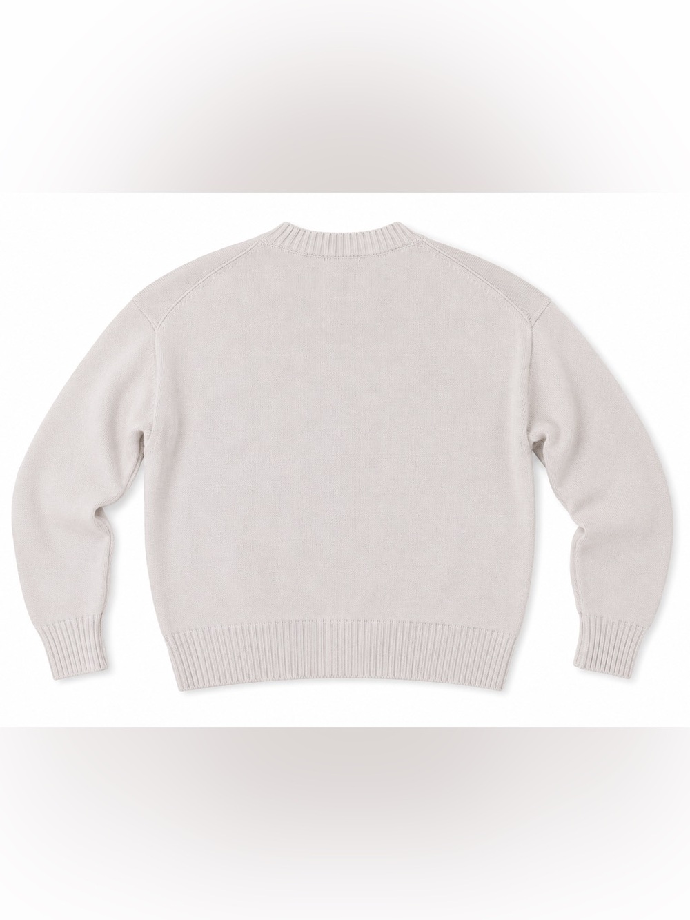 Quince Organic Cotton Boyfriend Crew Sweater Soft Shell Pink Size M - Picture 3 of 7